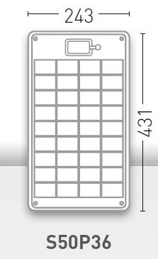 Solara Marine Solar Panel 12W M-Series